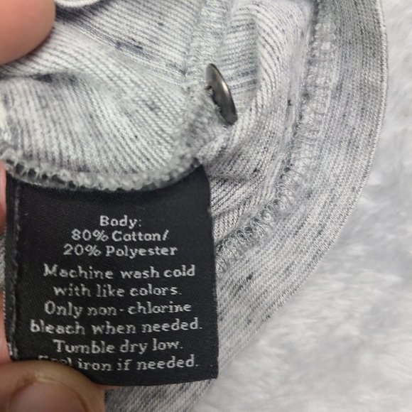 Rock & Republic Polo‎ Shirt Mens Size X-Large Gray Striped Short Sleeve Collared - Picture 9 of 9